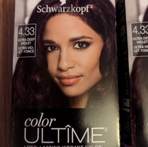 NIB Schwarzkopf Color Ultime Hair Color,4.33 Ultra Deep Violet, 1 Application - Picture 4 of 14